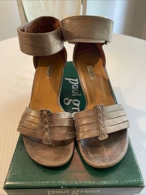 Paul Green “The Day Maker” Coco Smoke Metallic Size 8